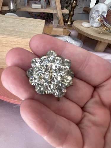 Spilla vintage strass anni