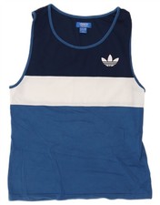 ADIDAS Canotta Uomo Media Multicolore Colourblock Cotone CX05