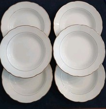 Richard Ginori San Cristoforo Piatti Fondi Bordo Oro Vintage