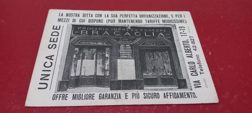 Cartolina pubblicitaria - cartolina,