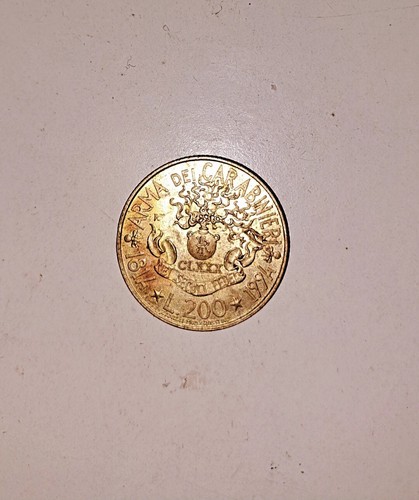 200 lire arma dei - (1814-1994),