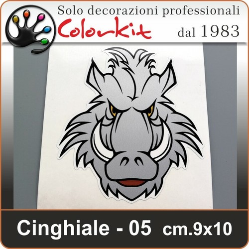 Adesivo sticker cinghiale - adesivo,