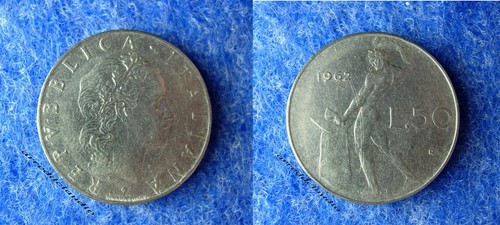 Italia lire vulcano 1962 bb - italia,