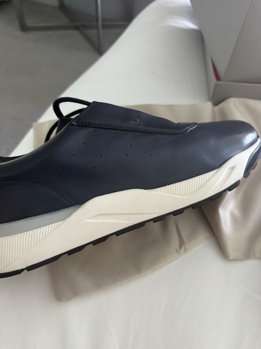 Santoni sneaker uomo pelle - , blu