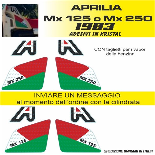 Aprilia 125 mx 250 1983 - o,