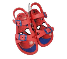 Sandali estivi Spiderman rosso