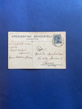 CARTOLINA  UMBERTIDE - PUBBLICITARIA  CRESCENTINO BROCCATELLI - VIAGGIATA 1922