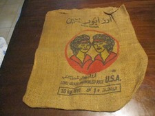 SACCO DI TELA DUE RAGAZZE RISO