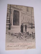 Firenze - i piccioni in Piazza del Duomo - spedita f. p. 