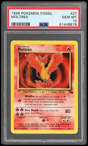 Pokemon 1999 fossil moltres - pokemon,
