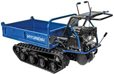 Motocarriola Mini transporter carriola cingolata a motore benzina Hyundai 500 Kg