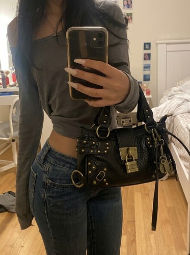 Borsa mano pelle nera - a,