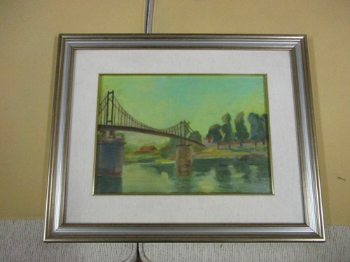 Quadro olio ponte su - -,