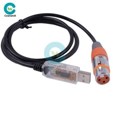 Cavo Adattatore Interfaccia USB a DMX Luce Stage PC DMX512 Controller Dimmer DMX.