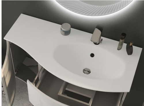 Lavabo unitop destro stile - lavabo,