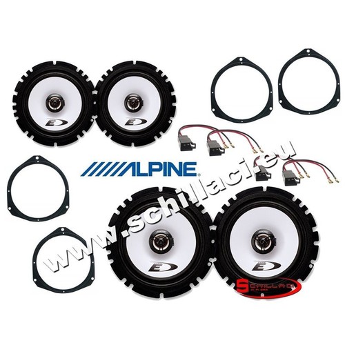 Kit casse alpine - 4, fiat
