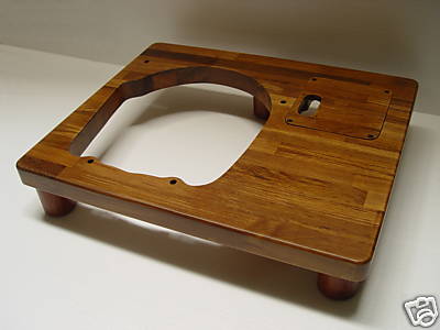 Base teak nuova per garrard - in,