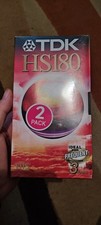 Vhs 2x Tdk Hs 180 Vergine