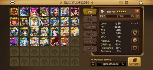 Summoners war starter ld5 - summoners,