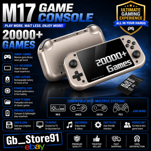 M17 retro game console - retro,