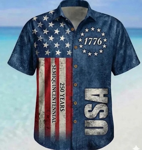 Camicia hawaiana patriottica