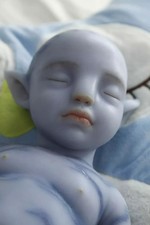 Avatar reborn girl life size 11 replica 45 cm silicone 3 kg circa