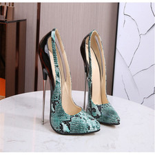 Scarpe donna 16 cm metallo