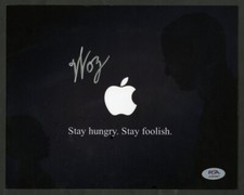 Steve Woz Wozniak FIRMATO 8x10 foto Apple I fondatore del computer PSA/DNA AUTOGRAFATO