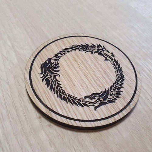 Sottobicchiere legno taglio - legno,