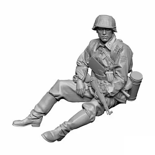 Wwii soldato tedesco - 1/35,