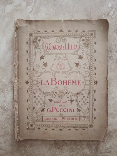 Libretto boheme musica - libretto,