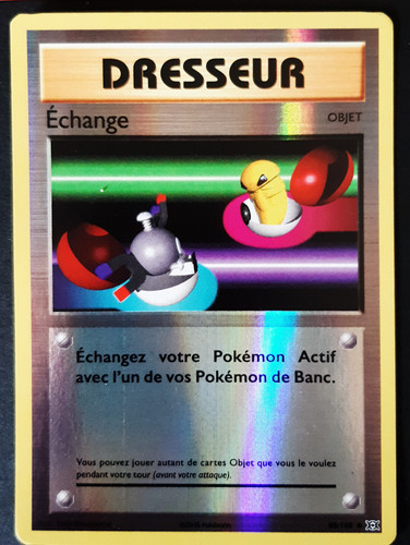 Echange reverse 108 carte - echange,