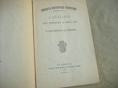 Catalogo mostra belle arti - catalogo,