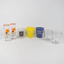 STOCK 7 BICCHIERINI DA LIQUORE PUBBLICITARI AMARO LUCANO ROBERTO CAVALLI VETRO