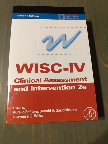 Wisc clinical assessment - clinical,