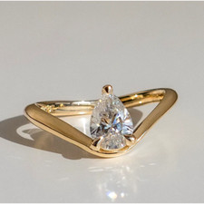 Anello in oro giallo 14 kt con