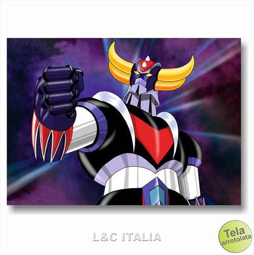 Goldrake stampa su - goldrake, tela