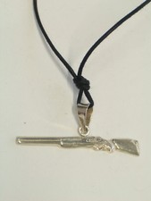 Ciondolo con FUCILE in ARGENTO