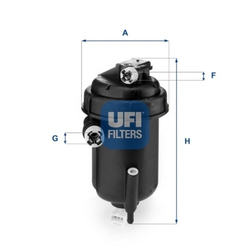 Filtro carburante ufi - filtro,