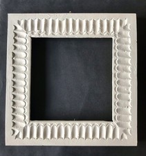 Vecchia Cornice Sarda Legno intagliata x Mattonella Ceramica 20x20 Sardegna