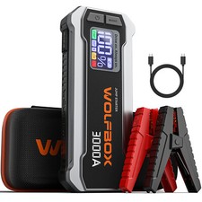 WOLFBOX 3000A Avviamento Auto Jump Starter Caricabatterie 12V Booster Powerbank Veicolo