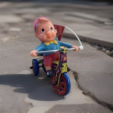  TRICICLO IN LATTA WIND - UP