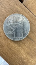 Moneta 100 lire minerva - lire, 1966