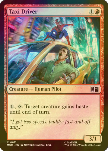 Mtg taxi driver foil - foil, msc