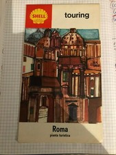 SHELL - CARTINA STRADALE DI ROMA - DE AGOSTINI - ANNO 1964