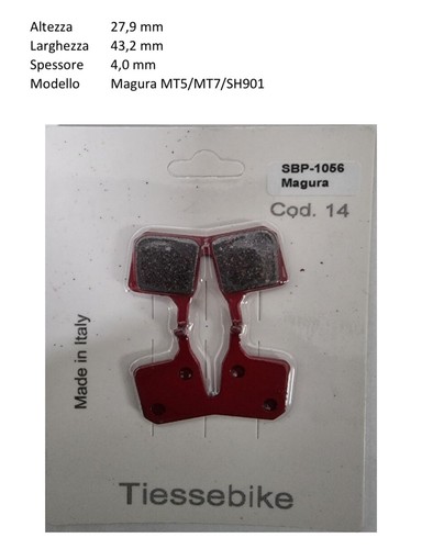 Pastiglie freno organiche