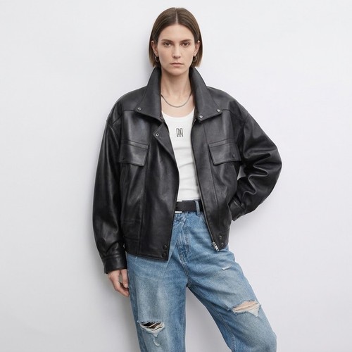Giubbotto bomber donna - , pelle