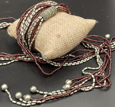 SCIARPA GIOIELLO MULTIFILO IN STILE ETNICO