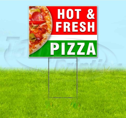 Insegna hot fresh pizza - hot,