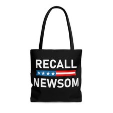 Borsa tote Recall California Governor Gavin Newsom - borsa richiamo newsom